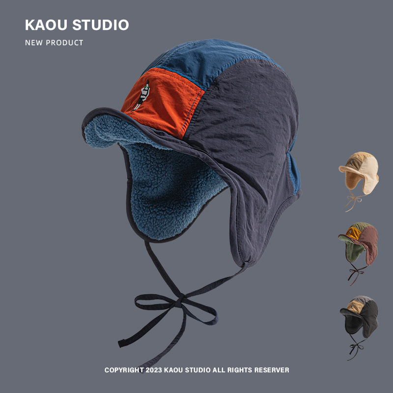 Corduroy Cap 5 Panel - Japanese Style Retro 5-Panel Color Matching