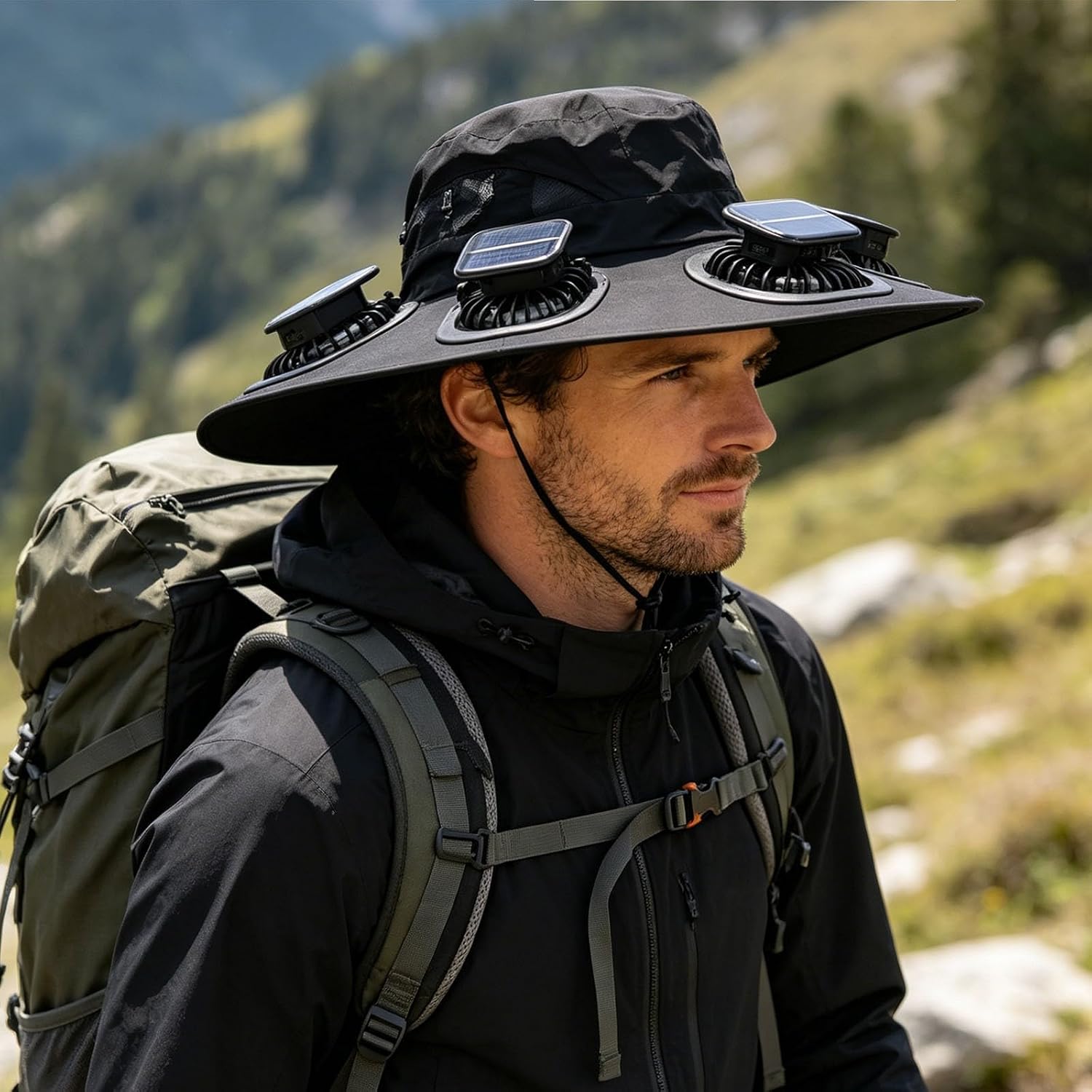 Visor Sun Hat - 2026 Hot Summer 6 Fans Visor