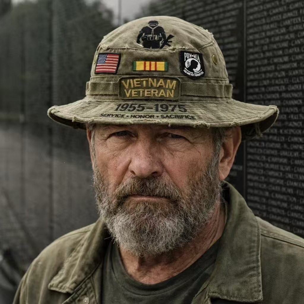Boonie Hat Tactical - Vietnam Veteran Tribute Boonie Hat Adjustable