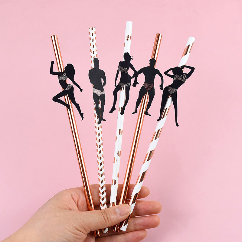 Cowboy Hat Straw - 24pcs Bachelorette Party Stripper Dancing Men