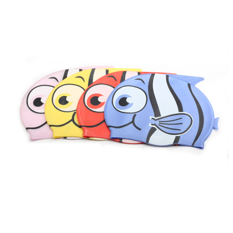 Swim Hat Silicone - Boys Girls Silicone Elastic Swimming Cap