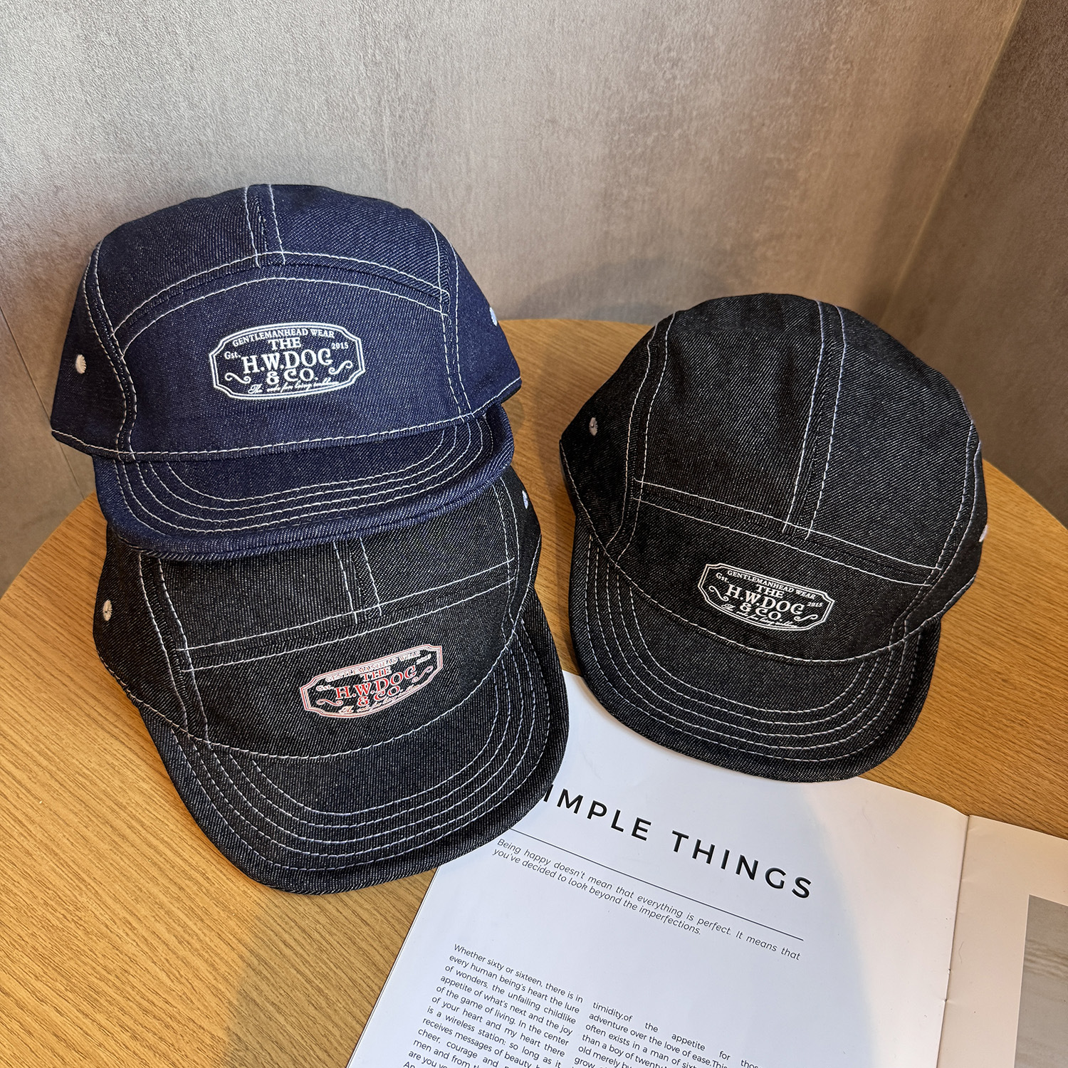 Corduroy Cap 5 Panel - 5 Panel Baseball Cap Denim Cotton