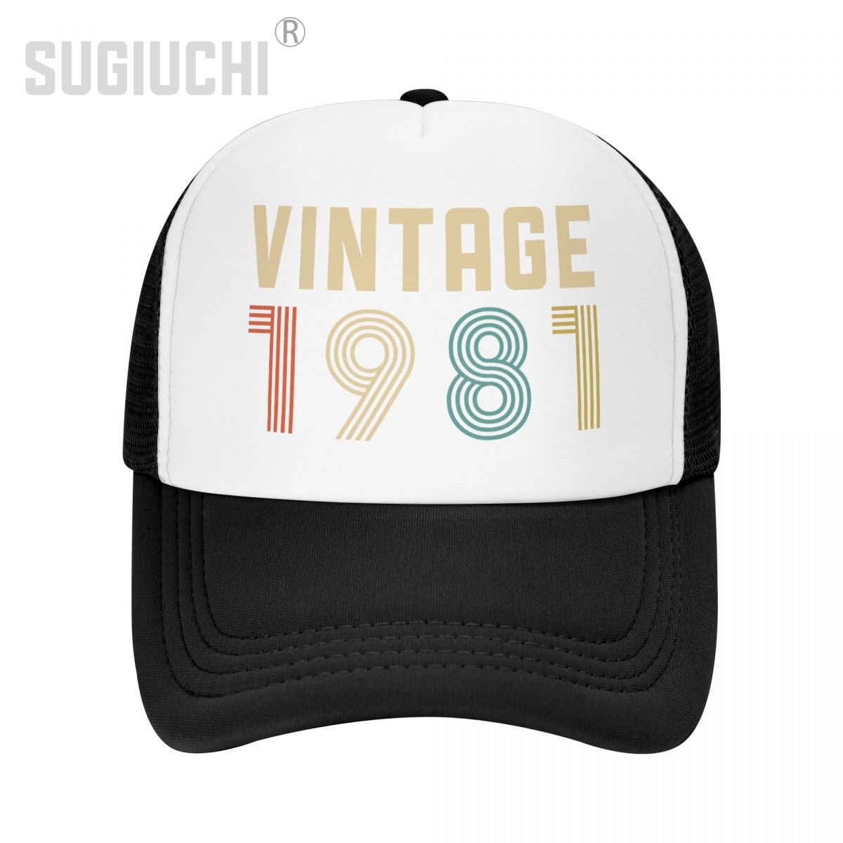 Trucker Cap Mesh - Mesh Cap Hat VINTAGE 1981 Trucker