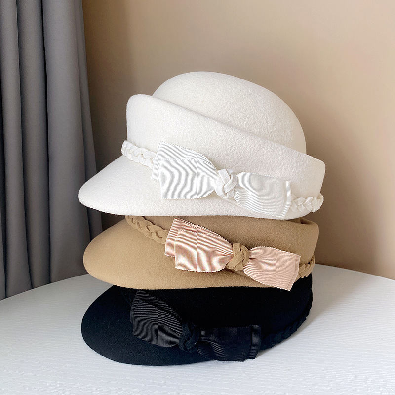 Beret French Wool - French Dress Beret Winter Hat Vintage