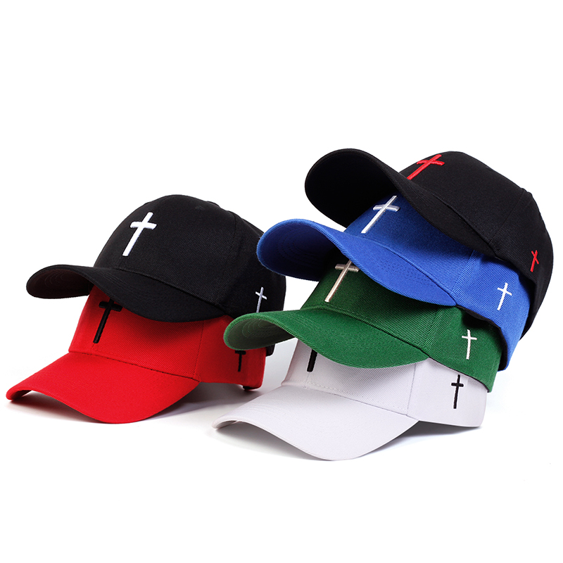 Golf Cap Dad - Unisex Cross embroidery Baseball Cap adjustable