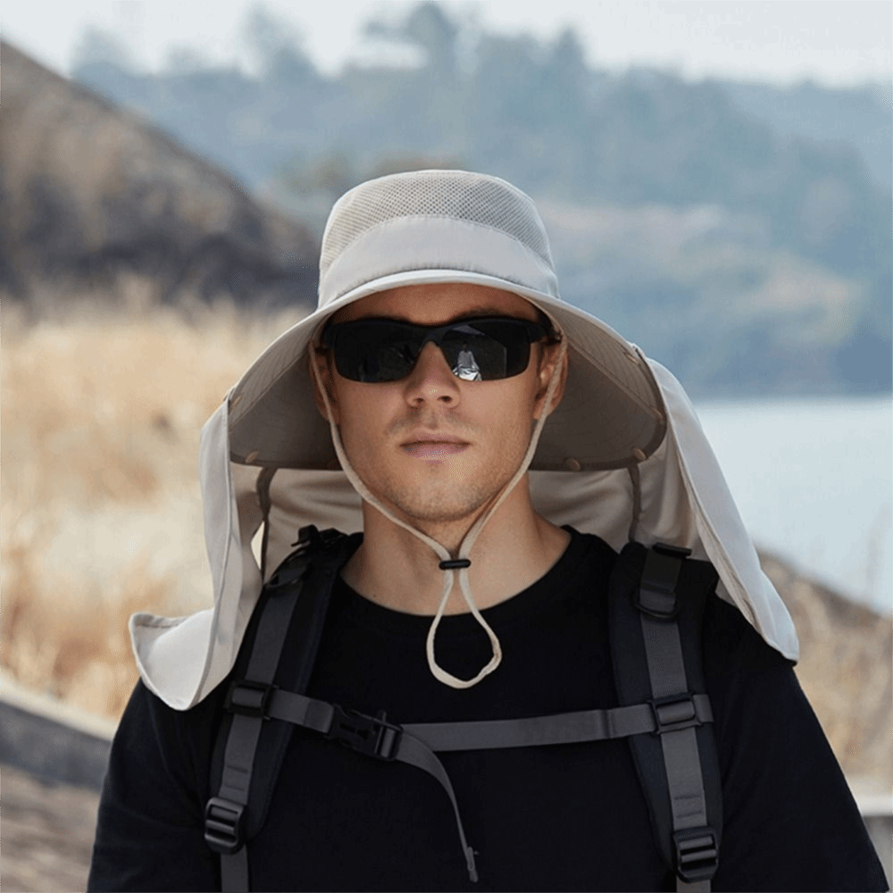 Visor Sun Hat - Fashion Cloth Men Sun Hat Big