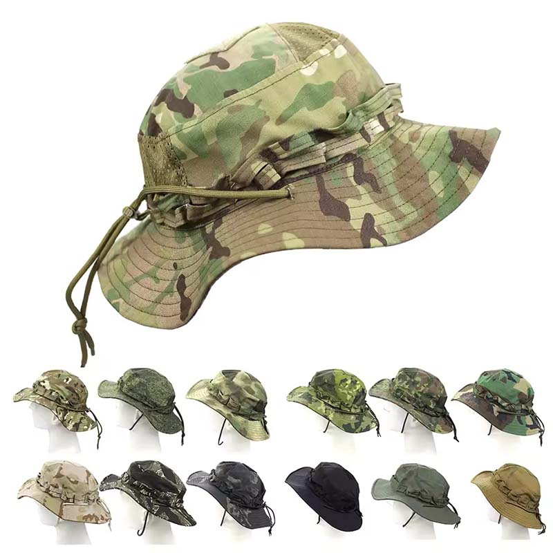 Boonie Hat Tactical - Camouflage Tactical Boonie Hats Camping Climbing
