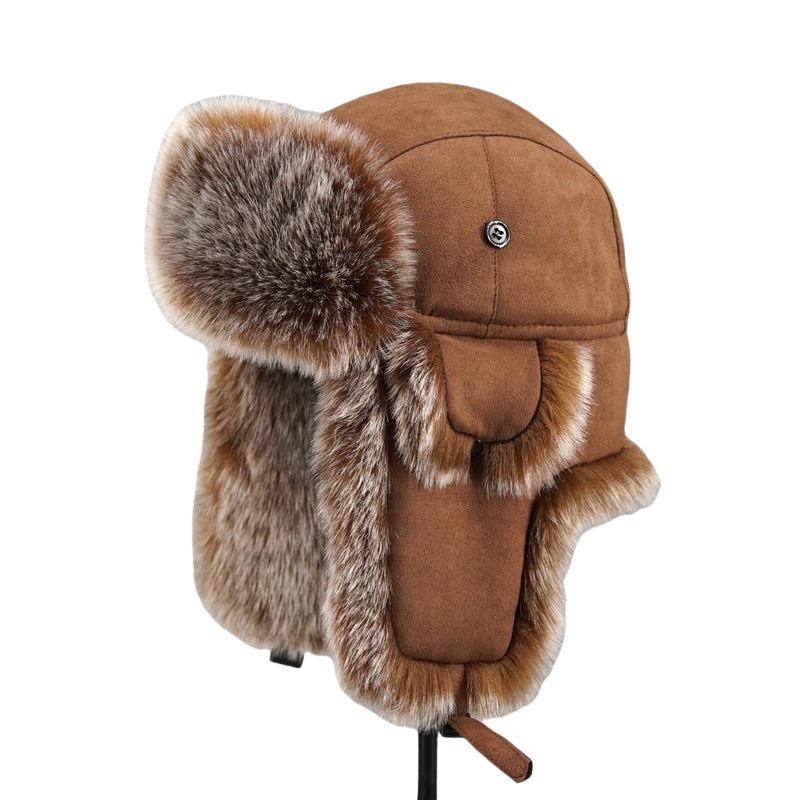 Trapper Hat Ear Flap - Men's Winter Imitation Fur Trapper Hat