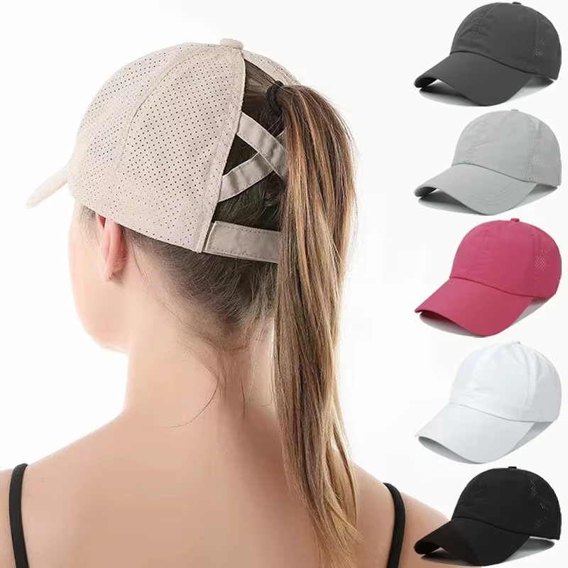 Baseball Cap Structured - Summer Solid Color Baseball Caps Golf