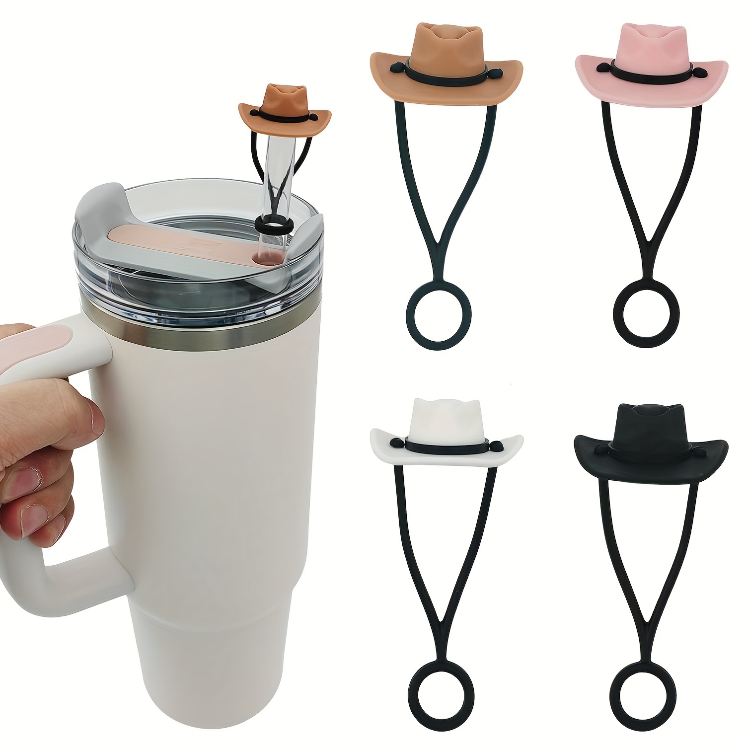 Cowboy Hat Straw - Silicone Cowboy Hat Straw Covers Caps