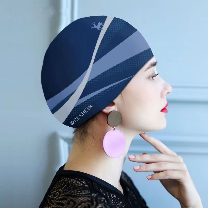 Swim Hat Silicone - Fashion Silicone Swimming Cap for Women