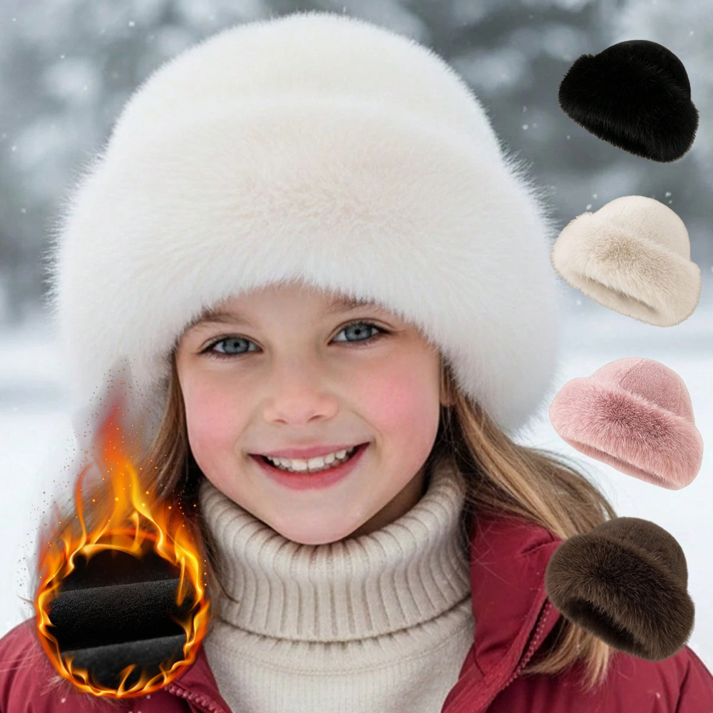 Skull Cap Helmet Liner - 1pc Winter Warm Fleece Beanie for