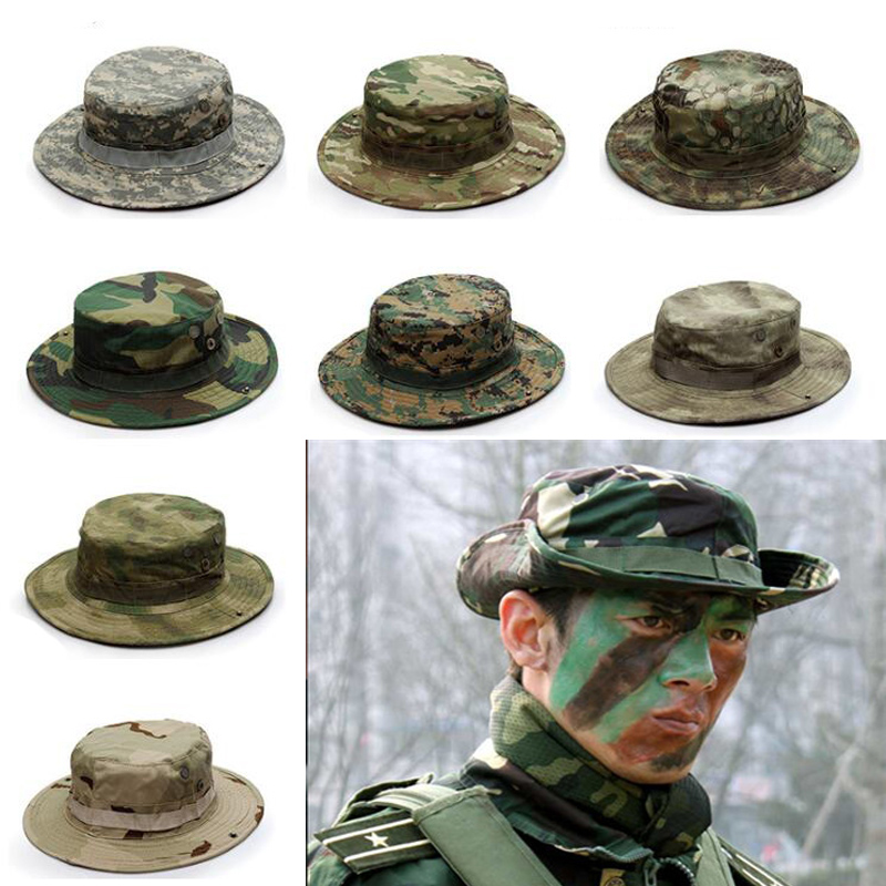 Boonie Hat Tactical - Men & Women Top Camo Summer