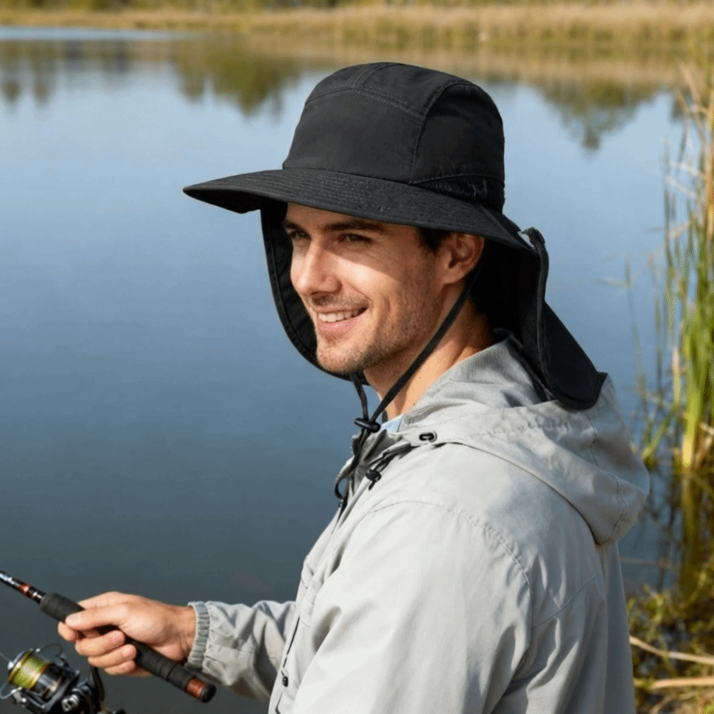 Bucket Hat Cotton - Sunhat Wide Brim Outdoor Sun Hat