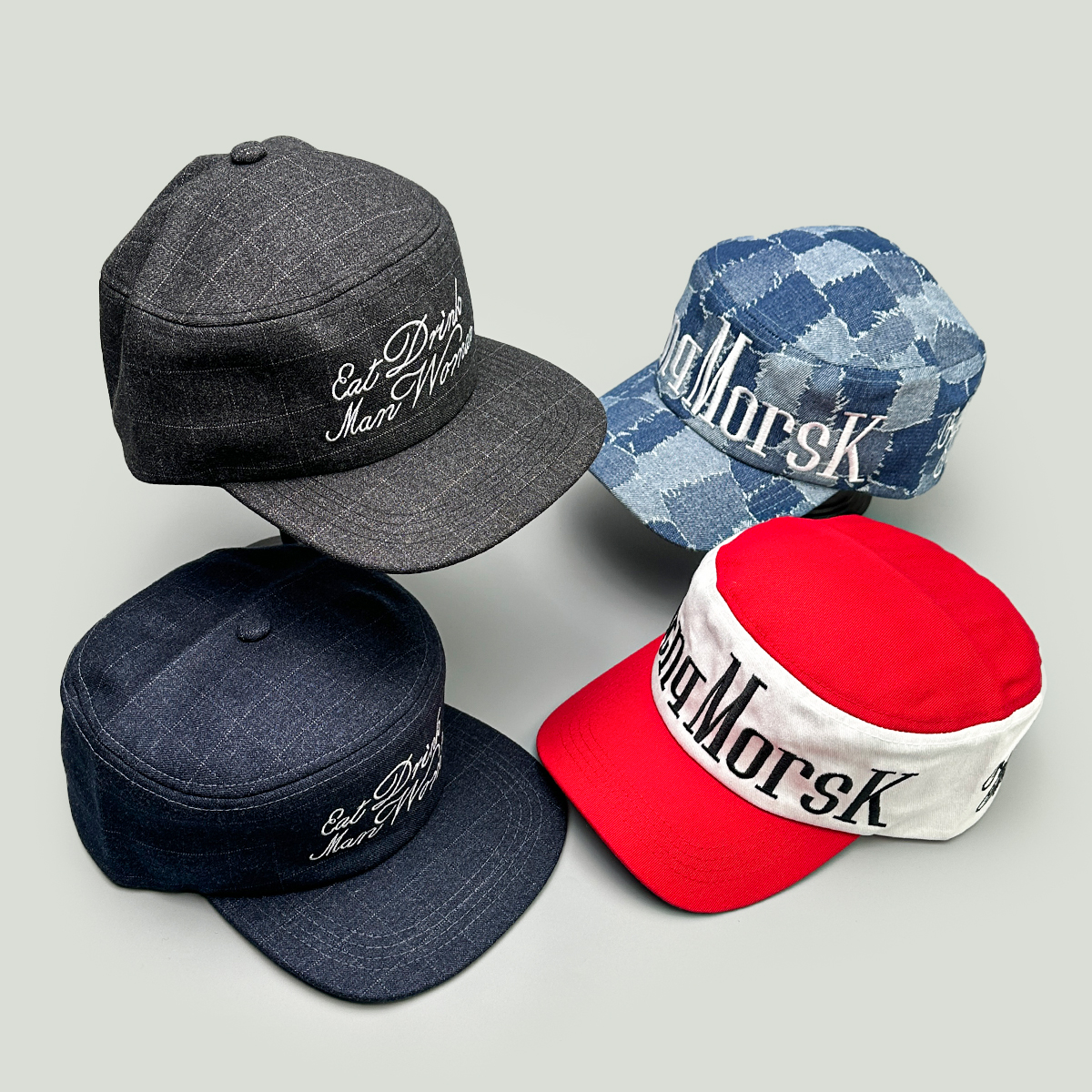 Snapback Hat Flat - Flat Top Letter Embroidery Baseball Hats
