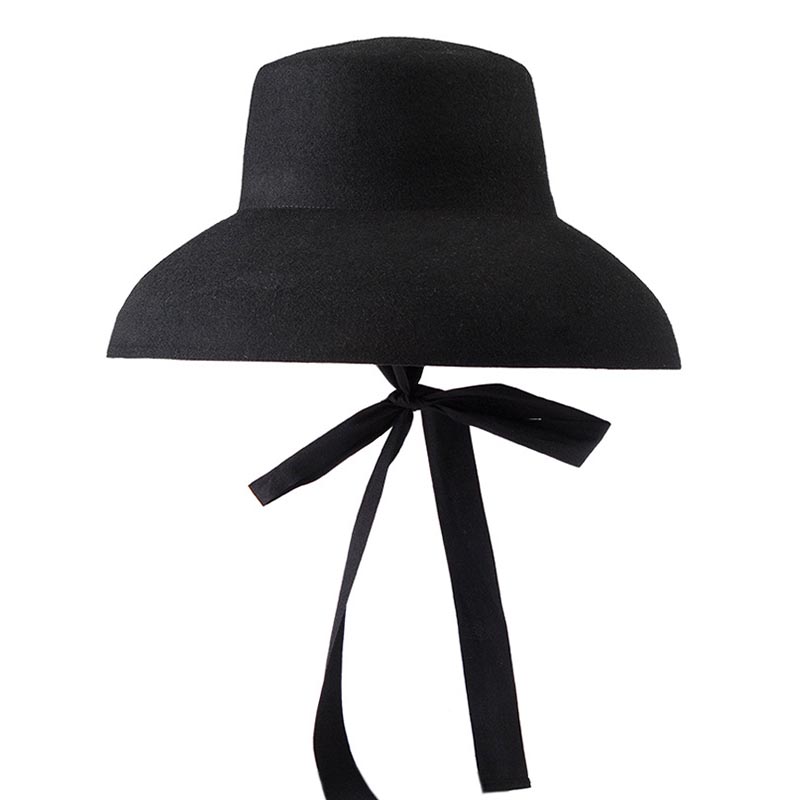 Retro Style Pure Wool Hat Wide - Fedora Hat Wool review and price