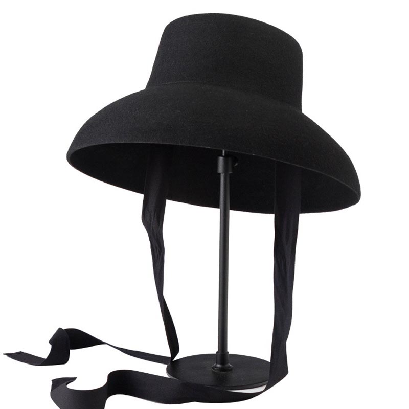 Retro Style Pure Wool Hat Wide - Fedora Hat Wool review and price