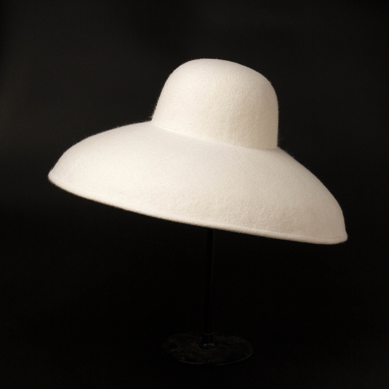 Classical Big Wide Brim Wool F - Fedora Hat Wool review and price