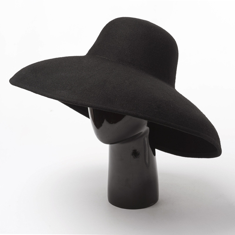 Classical Big Wide Brim Wool F - Fedora Hat Wool review and price