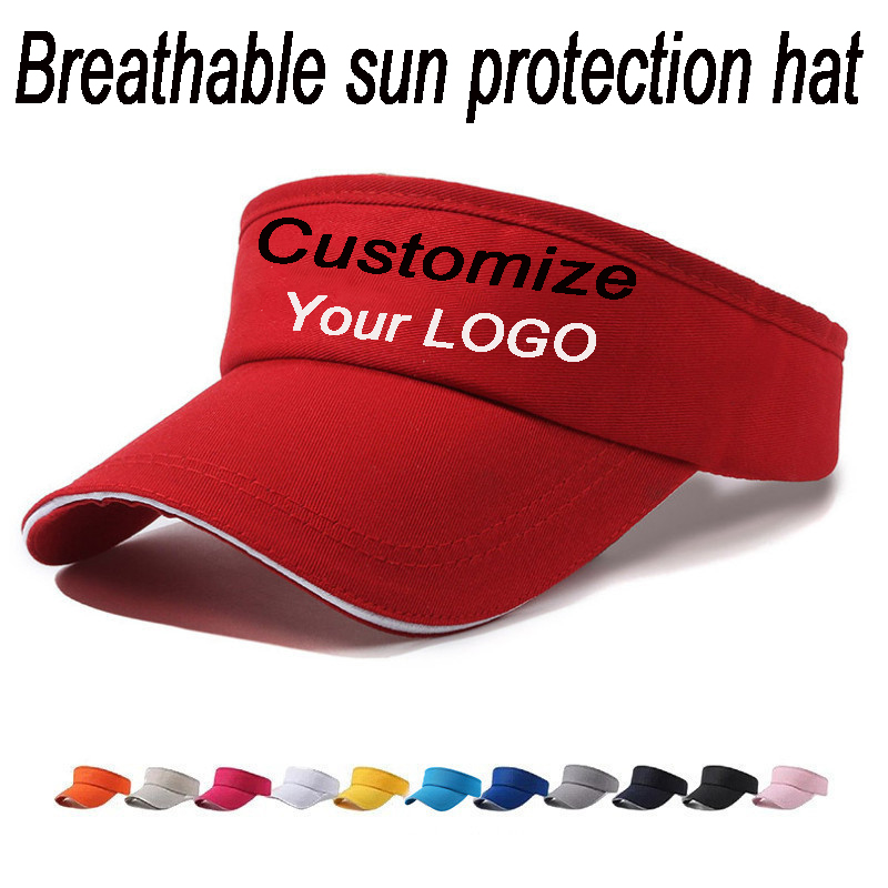 Custom Logo Empty Top Sun Viso - Visor Sun Hat review and price