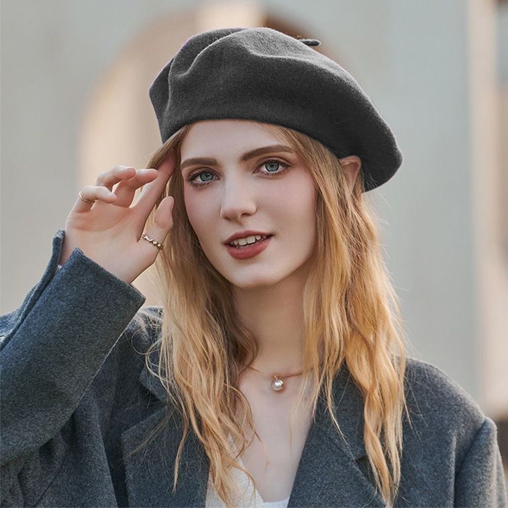 Fashion Warm Winter Wool Beret - Beret French Wool review and price