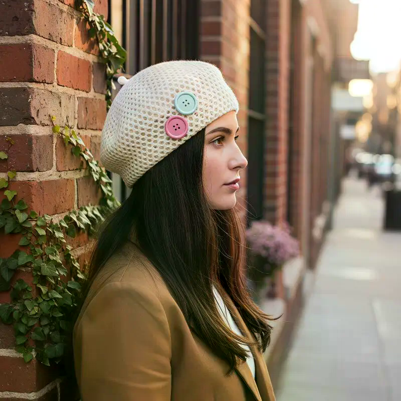 Japanese Style Straw Beret for - Beret French Wool review and price