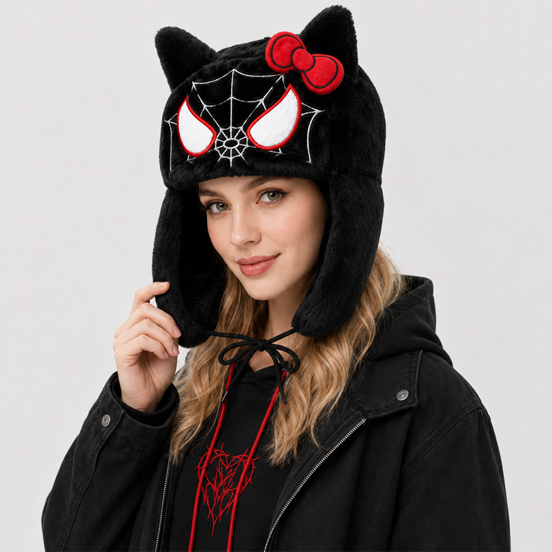 Unisex Plush Cat Earflap Hat S - Trapper Hat Ear Flap review and price