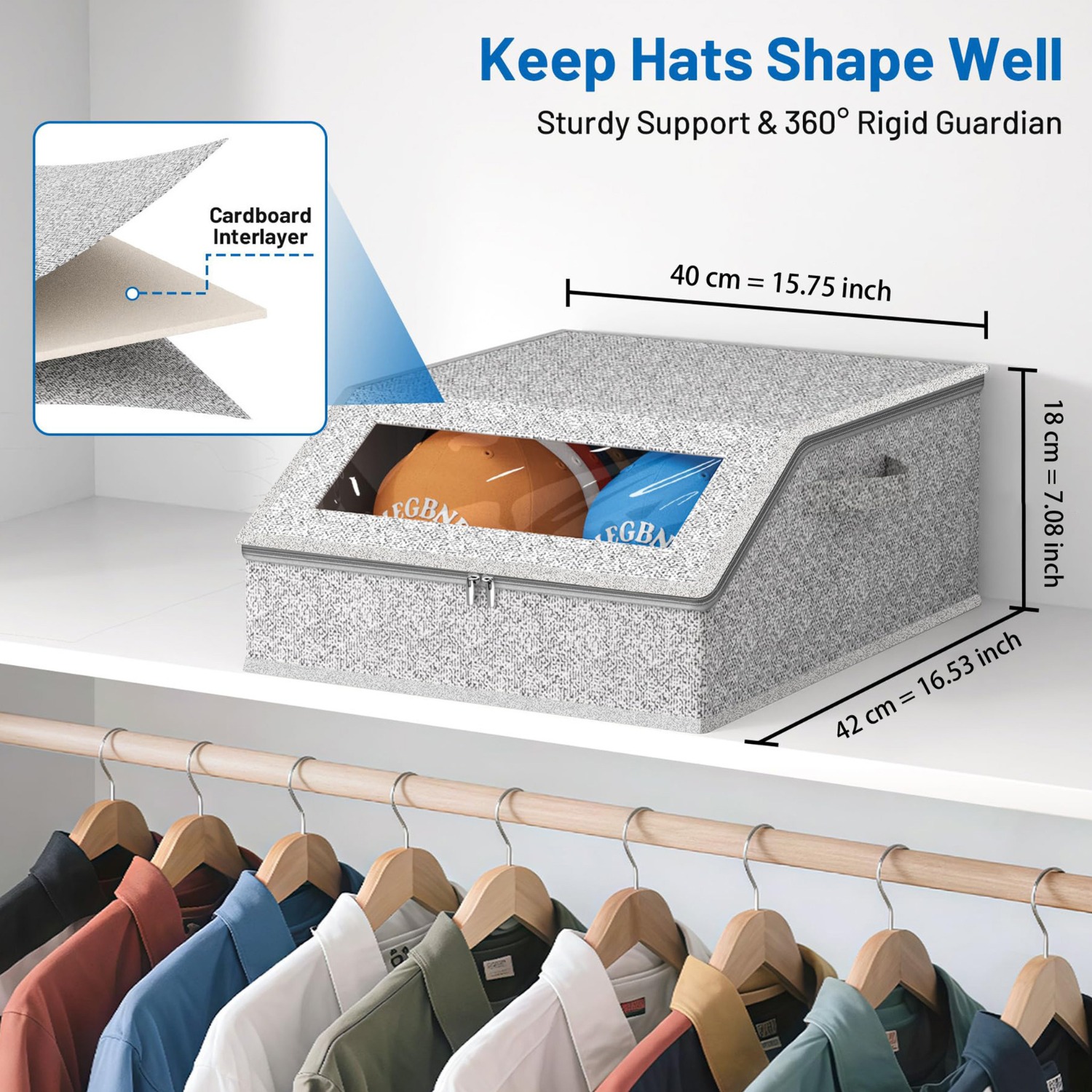 Large Capacity Double Row Hat  - Baseball Cap Structured review and price