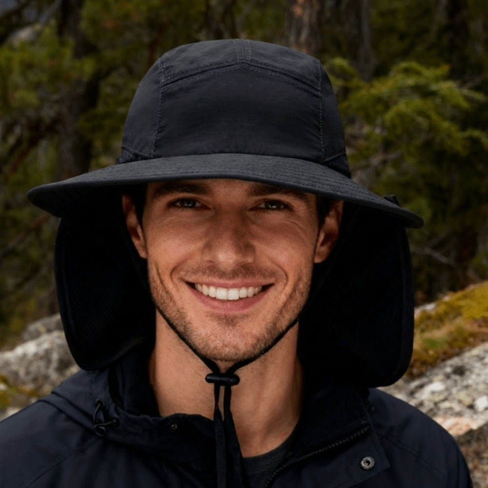 Fashion Wide Brim Outdoor Sun  - Bucket Hat Cotton review and price