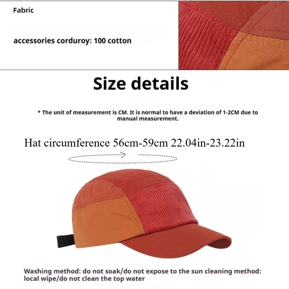 5 Panel Street Style Workwear  - Corduroy Cap 5 Panel review and price