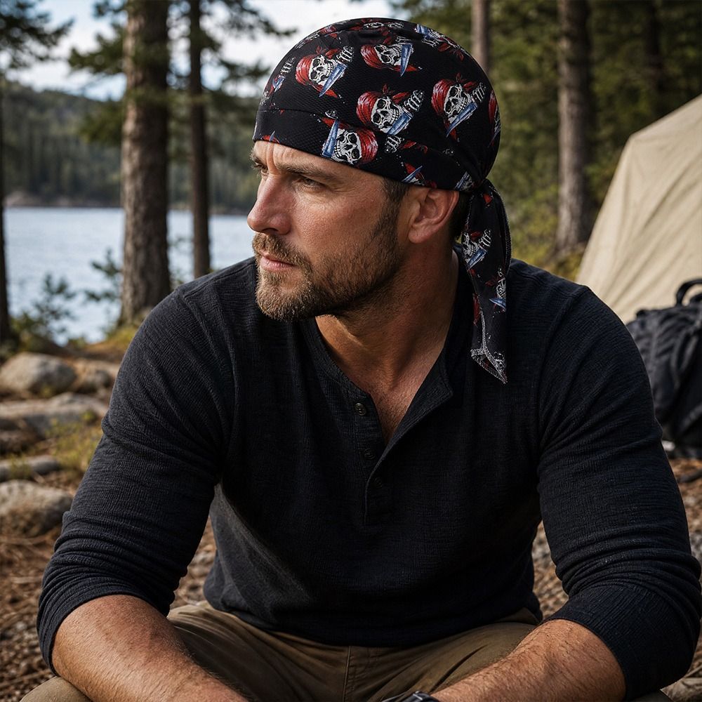 Quick Dry Pirate Hat Adjustabl - Skull Cap Helmet Liner review and price
