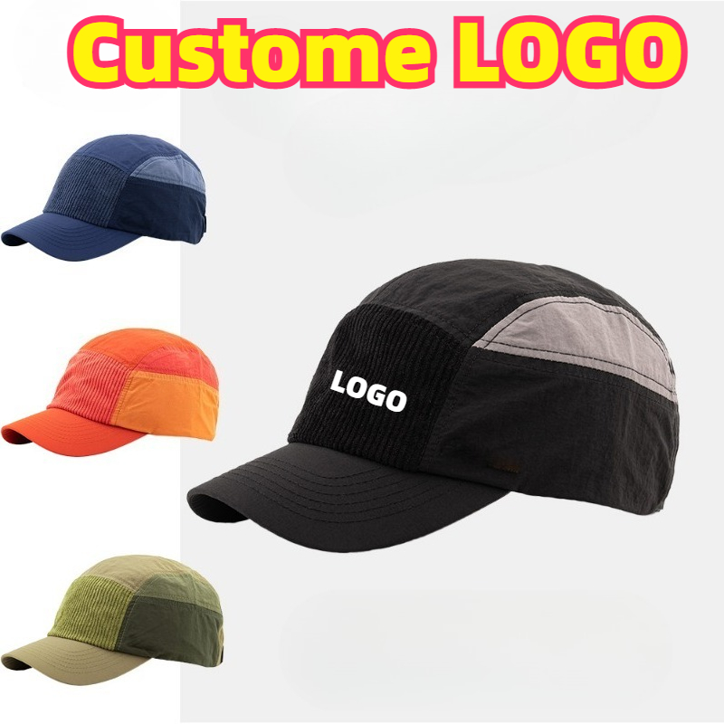 Custom Embroidered Logo Color  - Corduroy Cap 5 Panel review and price