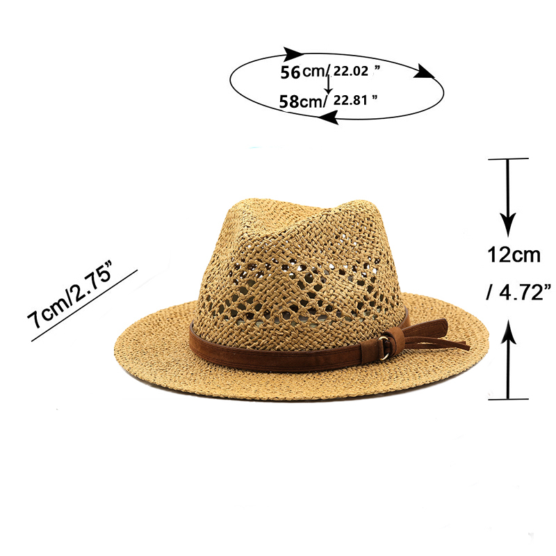Hollow Men Raffia straw hat St - Cowboy Hat Straw review and price