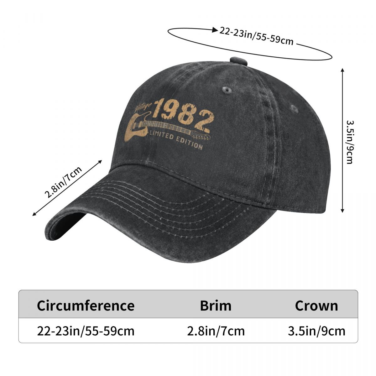 Washed Men's Baseball Cap Guit - Golf Cap Dad review and price