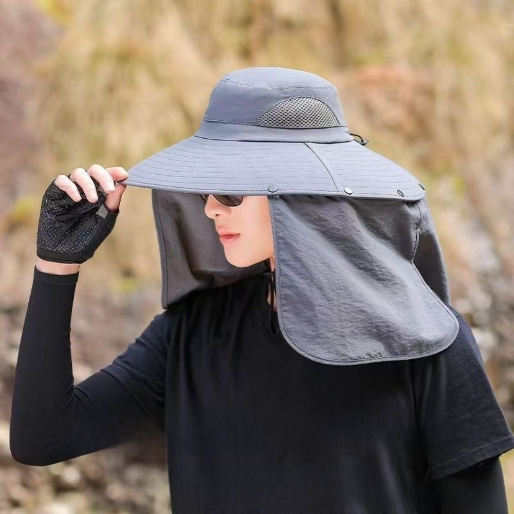 Casual Cloth Men Sun Hat Neck  - Visor Sun Hat review and price