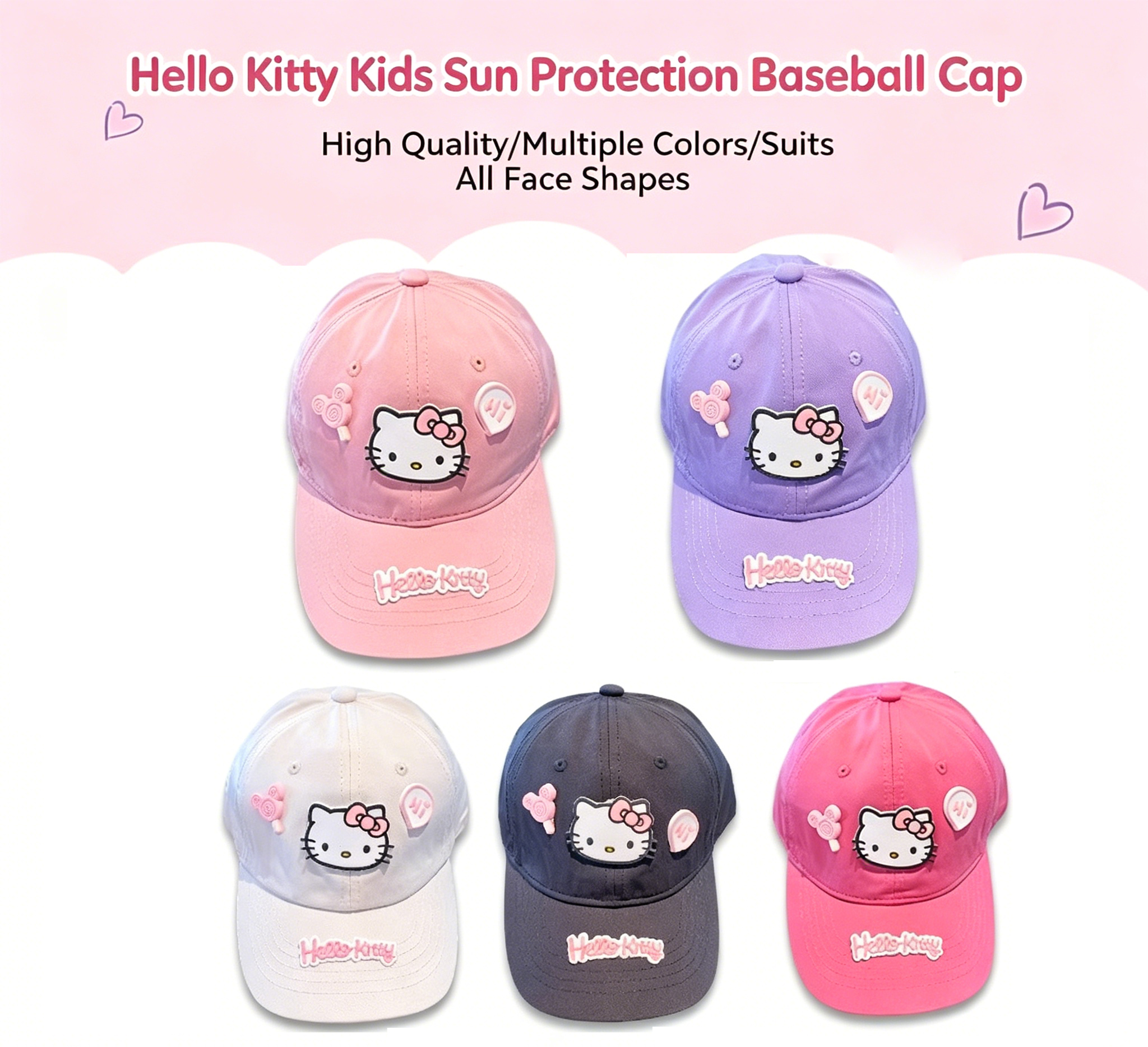 Hello Kitty Baseball Cap for T - Sun Hat Wide Brim review and price