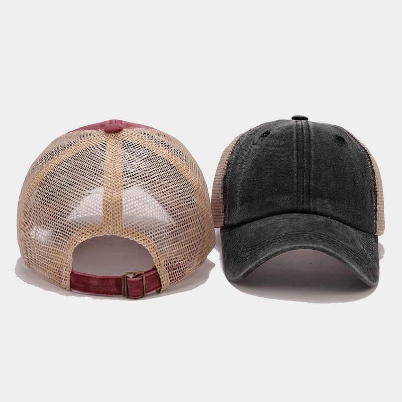 Vintage Washed Denim Mesh Back - Trucker Cap Mesh review and price
