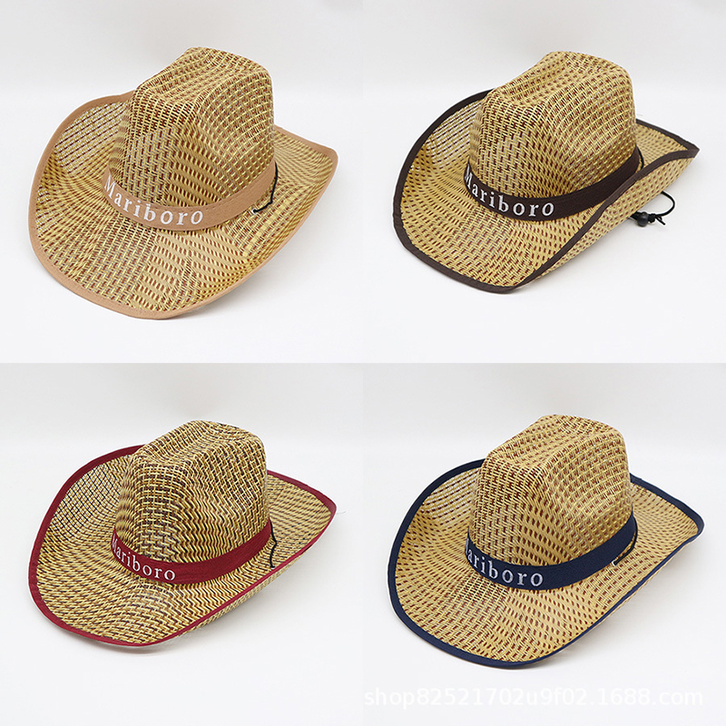 Men Retro Western Cowboy Summe - Cowboy Hat Straw review and price