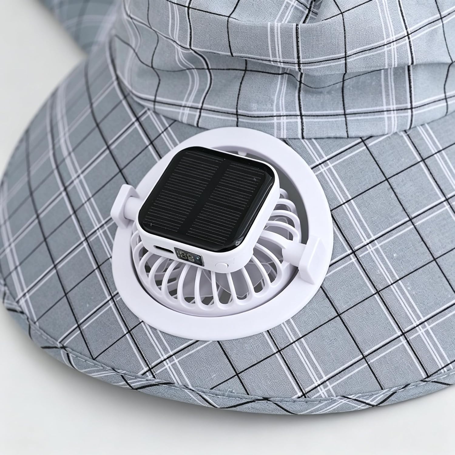 1PC Solar Power Neck Guard Fan - Visor Sun Hat review and price