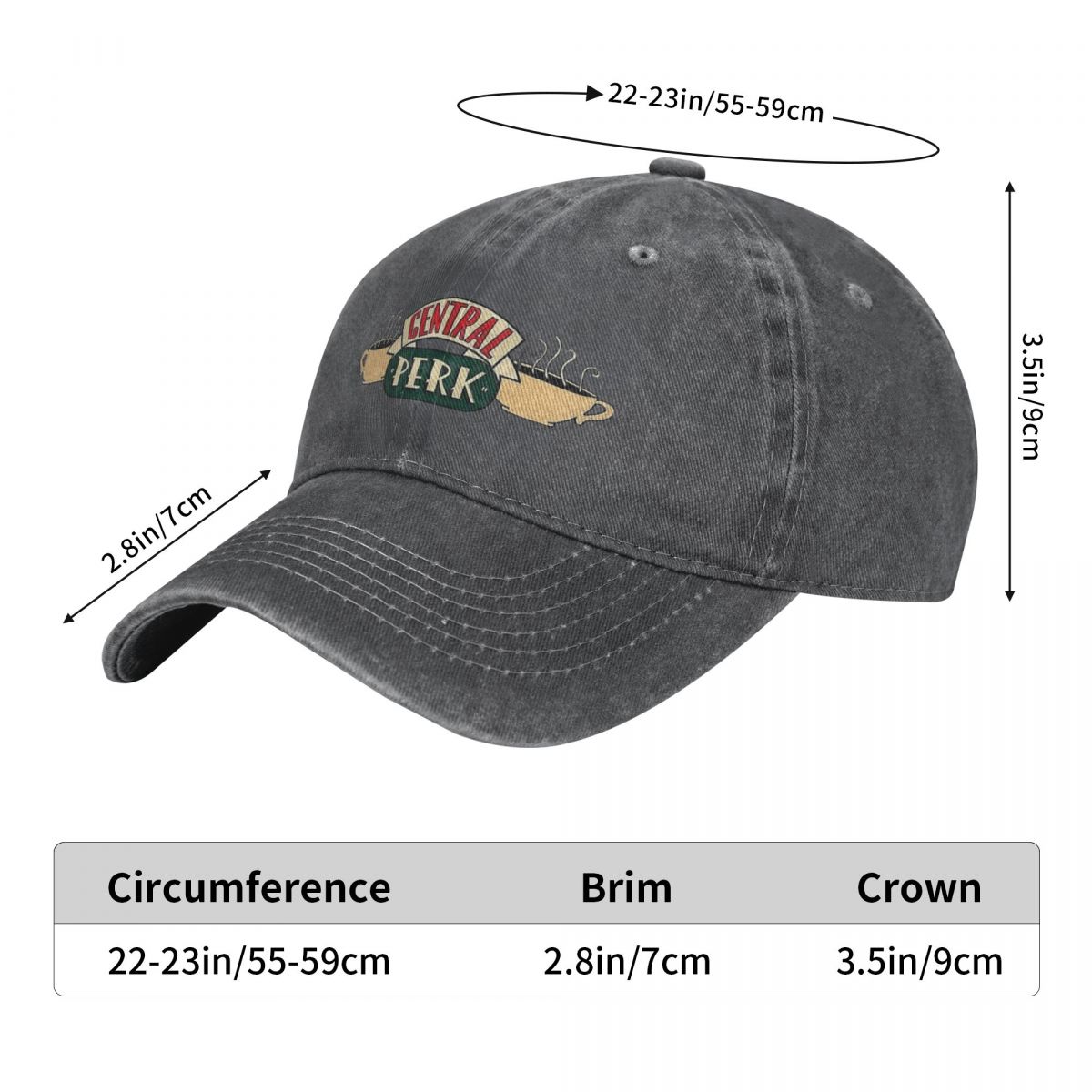 Washed Men's Baseball Cap Coff - Golf Cap Dad review and price