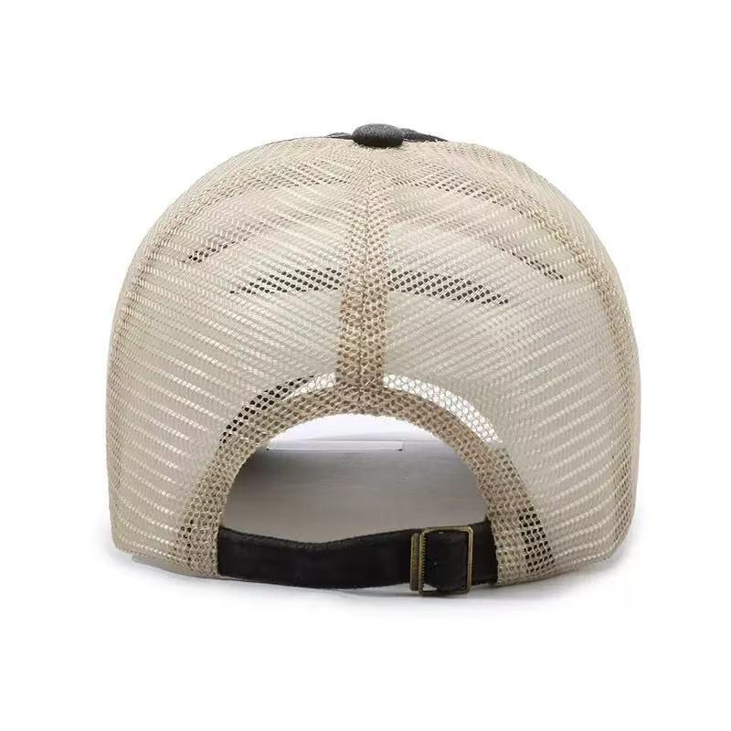 Custom Logo Washed Mesh Cap Br - Visor Sun Hat review and price