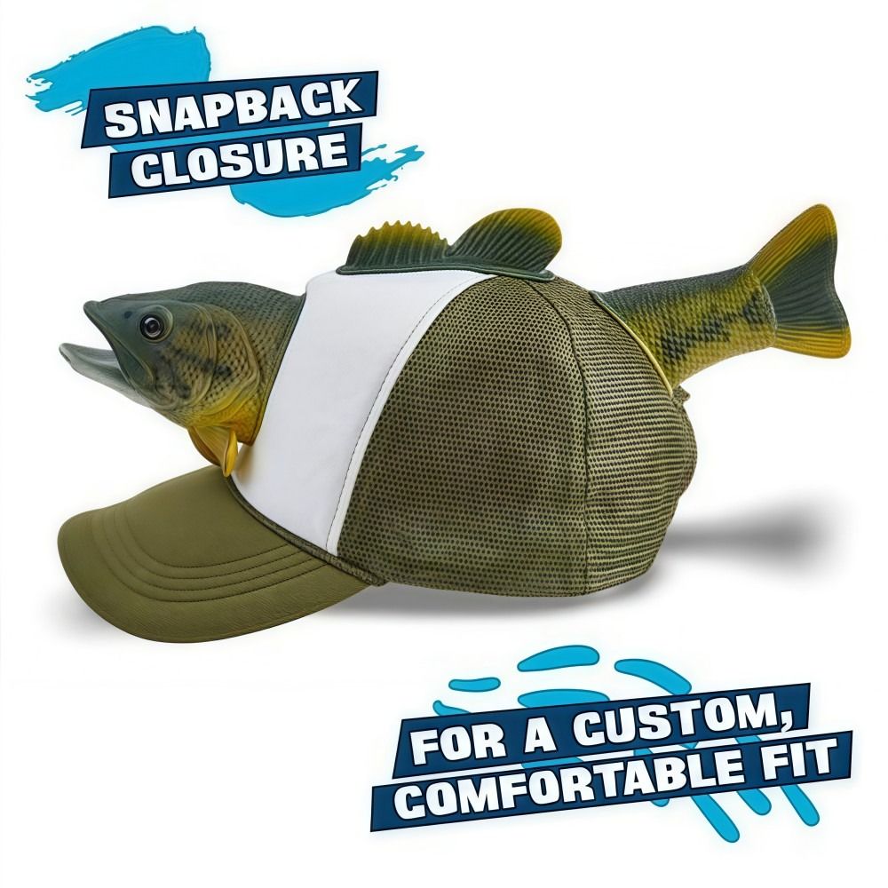 Funny 3D Fish Animal Trucker H - Trucker Cap Mesh review and price