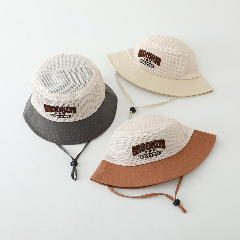 Letter Embroidered Baby Sun Ha - Bucket Hat Cotton review and price