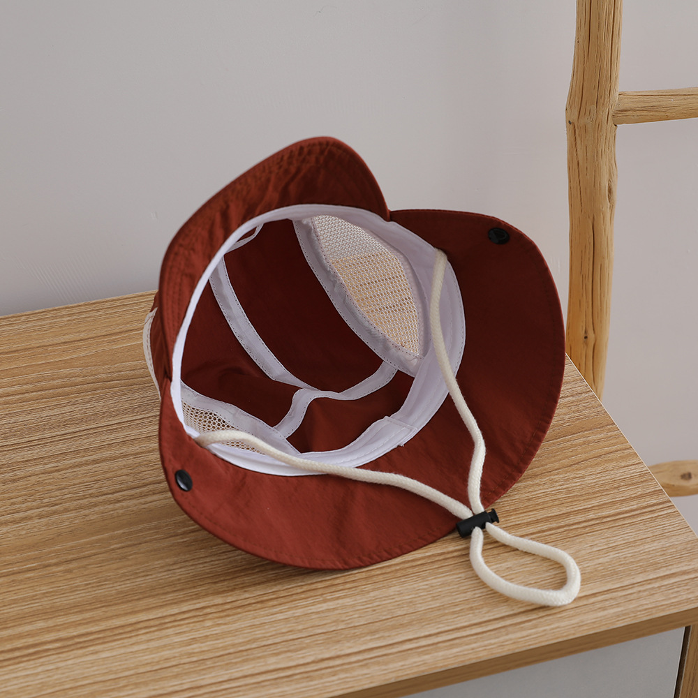 Letter Embroidered Baby Sun Ha - Bucket Hat Cotton review and price