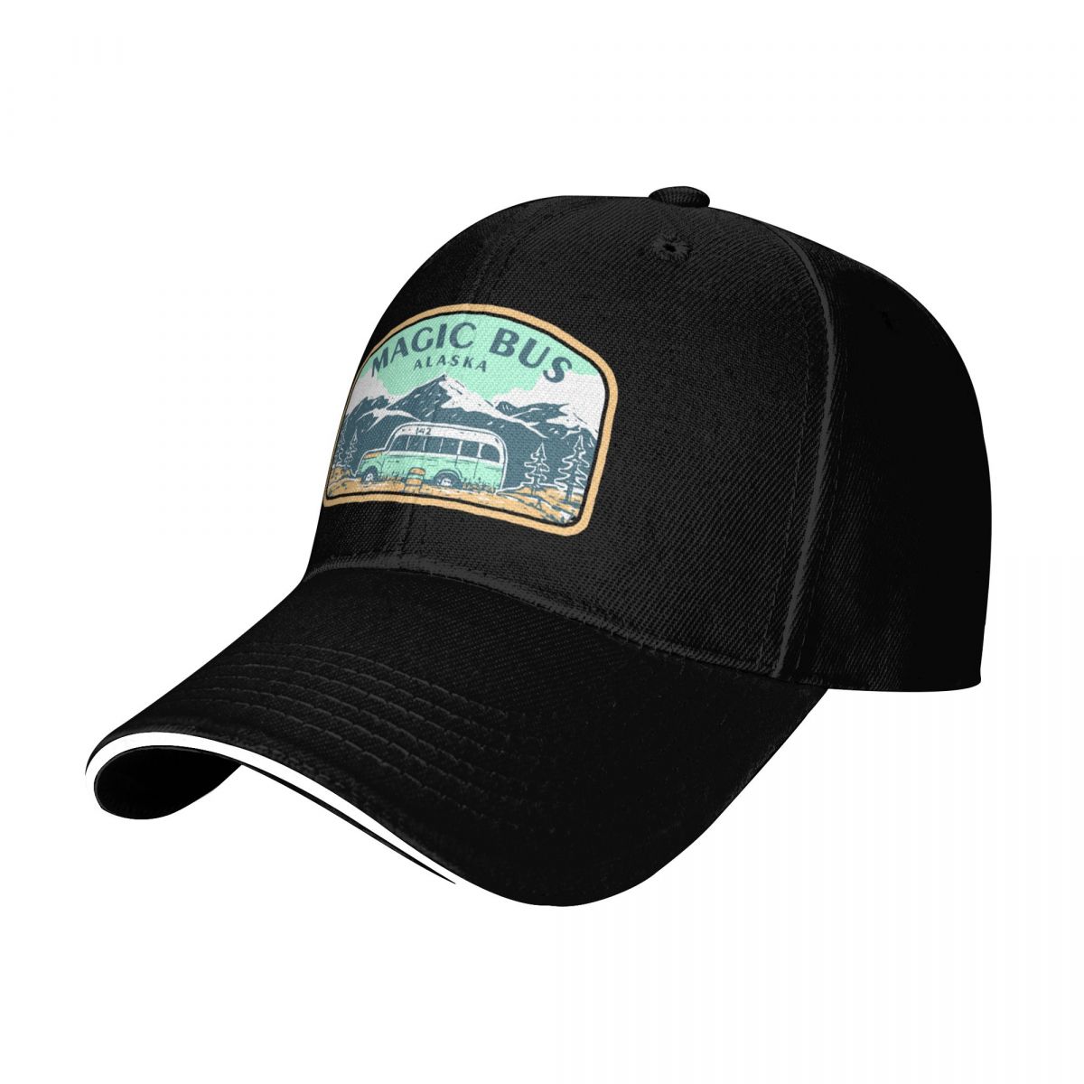 Magic bus alaska Baseball Cap  - Golf Cap Dad review and price