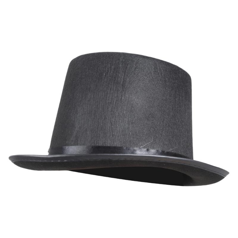 Retro Top Hat Magician Costume - Fedora Hat Wool review and price