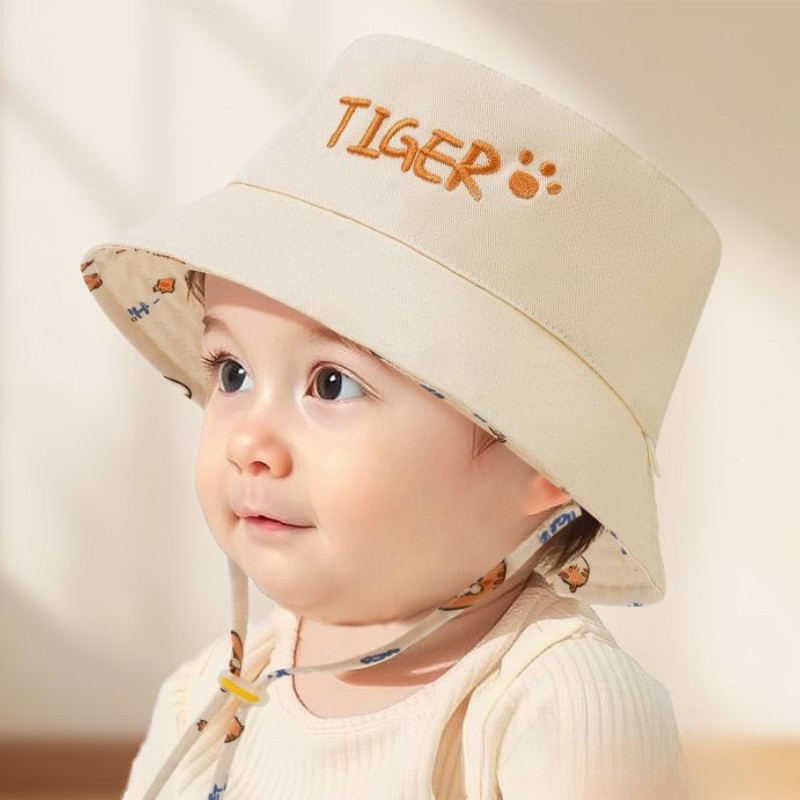 Letter Embroidered Baby Bucket - Bucket Hat Cotton review and price