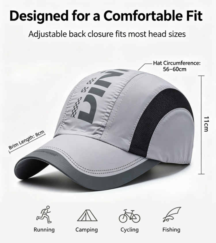 Quick Dry Sport Cap Men Lightw - Running Cap Lightweight review and price