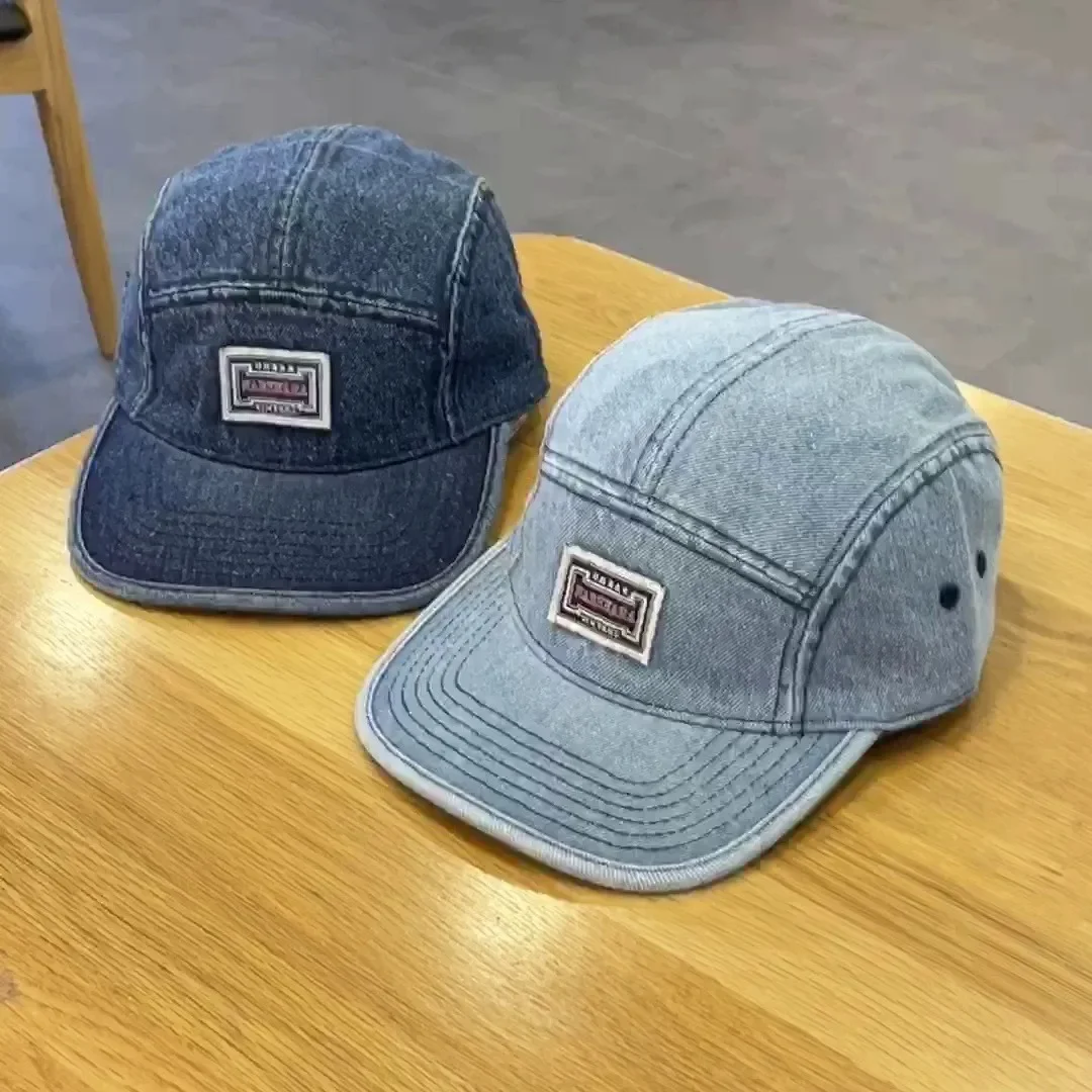 Vintage Flat Brim Denim Baseba - Corduroy Cap 5 Panel review and price