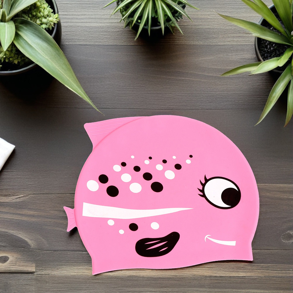 2Pcs Kids Cartoon Fish Silicon - Swim Hat Silicone review and price